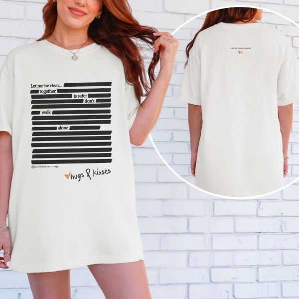 Together is safer; don’t walk alone. | The Safer Together Collection | Comfort Colors T-Shirt