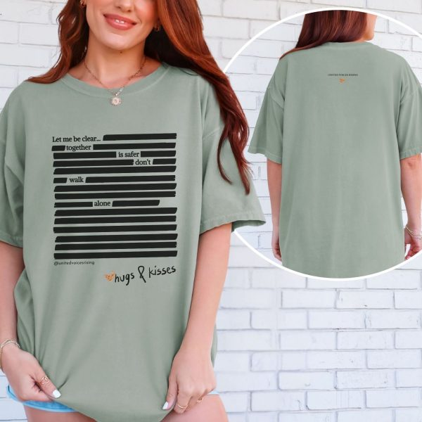 Together is safer; don’t walk alone. | The Safer Together Collection | Comfort Colors T-Shirt