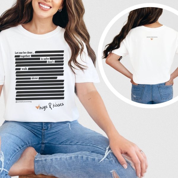 Together is safer; don’t walk alone. | The Safer Together Collection | Comfort Colors T-Shirt