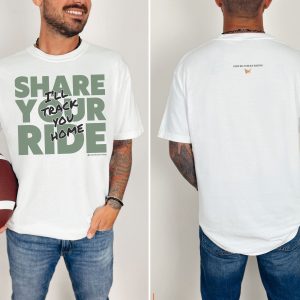 Share your ride. I’ll track you home. | The Safer Together Collection | Comfort Colors T-Shirt - Image 6