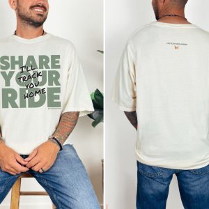 Share your ride. I’ll track you home. | The Safer Together Collection | Comfort Colors T-Shirt - Image 9