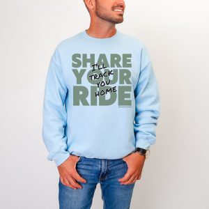 Share your ride. I’ll track you home. | The Safer Together Collection | Gildan 18000 - Image 13