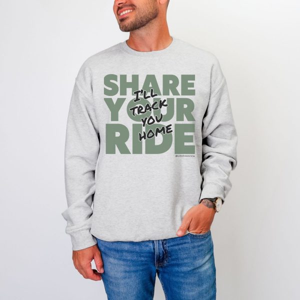 Share your ride. I’ll track you home. | The Safer Together Collection | Gildan 18000