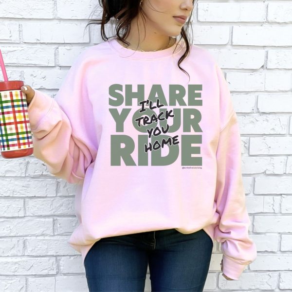 Share your ride. I’ll track you home. | The Safer Together Collection | Gildan 18000