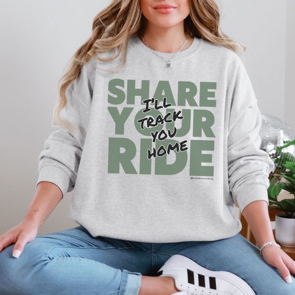 Share your ride. I’ll track you home. | The Safer Together Collection | Gildan 18000