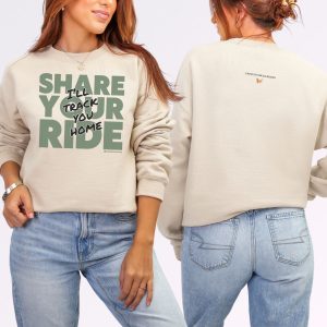 Share your ride. I’ll track you home. | The Safer Together Collection | Gildan 18000 - Image 12